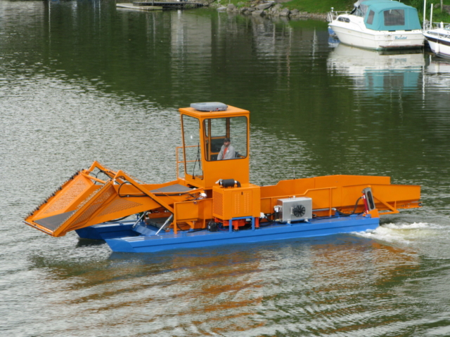 Alphaboats FX7 Waterweed Harvester with Optional Operators Cab