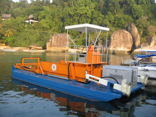 MC 202 docked at marina