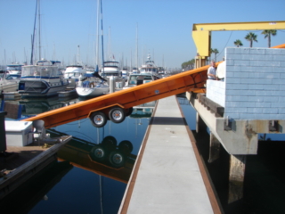 Alphaboats PC6036 Pier Conveyor working dockside